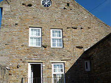 Rear of Half Moon House holiday cottage in reeth