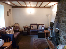 Living Room at Half Moon House Holiday Cottage